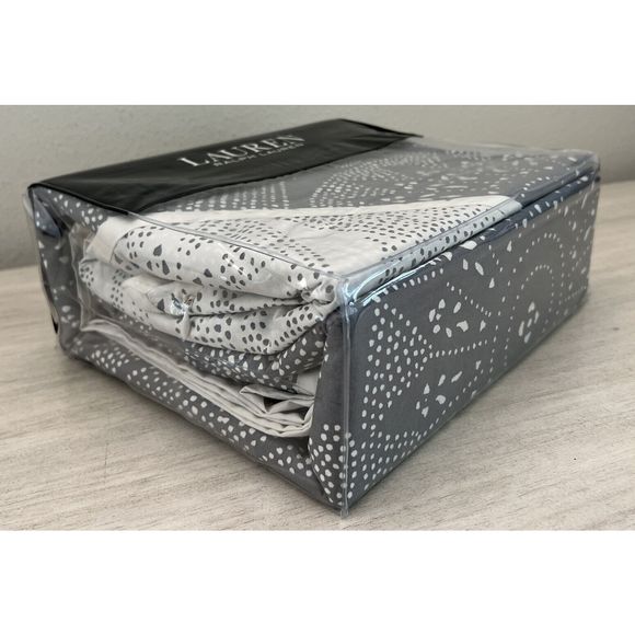 Ralph Lauren LUKE Medallion 3PC Full / Queen Duvet Cover Pillow Shams Set $300 - Picture 3 of 7